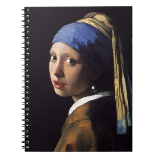 Johannes Vermeer's meisje met een pareltje Notitieboek (Voorkant)