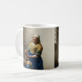 Johannes Vermeer's Milkmaid Koffiemok (Voorkant links)