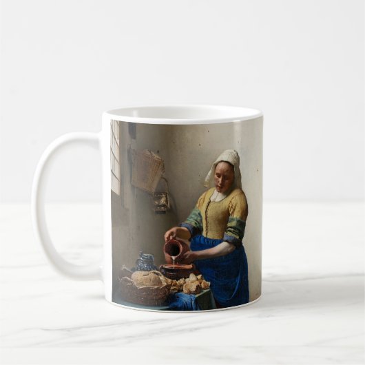 Johannes Vermeer's Milkmaid Koffiemok (Links)