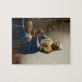 Johannes Vermeer's Milkmaid Legpuzzel (Horizontaal)