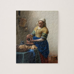 Johannes Vermeer's Milkmaid Legpuzzel