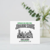 Johannesburg Briefkaart (Staand voorkant)