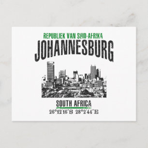 Johannesburg Briefkaart