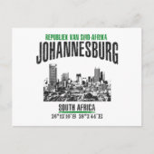 Johannesburg Briefkaart (Voorkant)