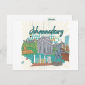 Johannesburg Briefkaart (Voorkant / Achterkant)