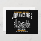 Johannesburg Briefkaart (Voorkant / Achterkant)