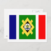 Johannesburg Flag Briefkaart (Voorkant / Achterkant)