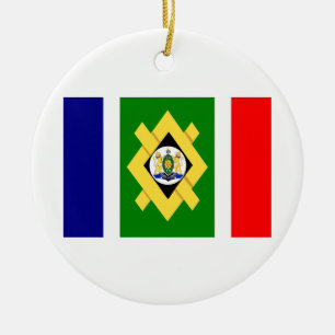 Johannesburg Flag Keramisch Ornament