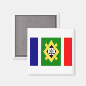 Johannesburg Flag Magneet (Voorkant / Achterkant)