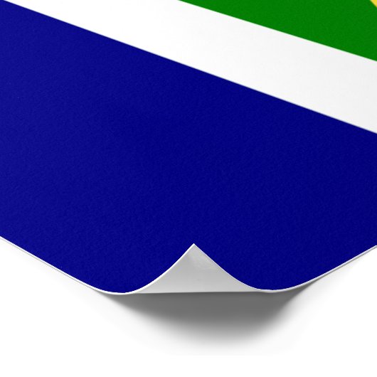 Johannesburg Flag Poster (Hoek)