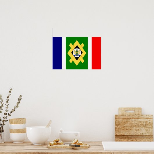 Johannesburg Flag Poster (Keuken)