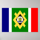 Johannesburg Flag Poster (Voorkant)