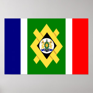 Johannesburg Flag Poster