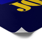 Johannesburg Flag Poster (Hoek)