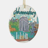 Johannesburg Keramisch Ornament (Rechts)