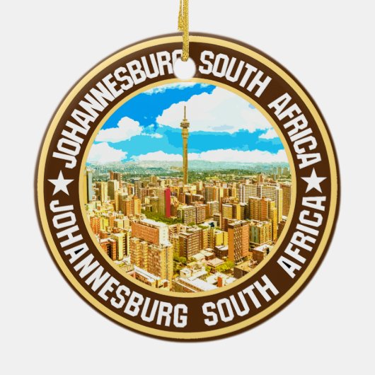 Johannesburg Keramisch Ornament (Achterkant)