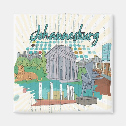 Johannesburg Magneet (Voorkant)