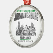Johannesburg Metalen Ornament (Links)