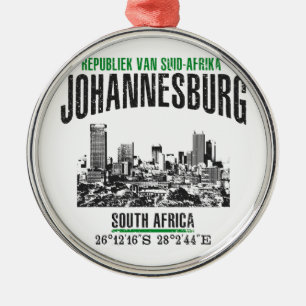 Johannesburg Metalen Ornament