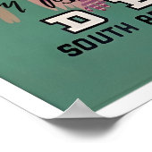 Johannesburg Reisposter Zuid-Afrika Kunst Poster (Hoek)