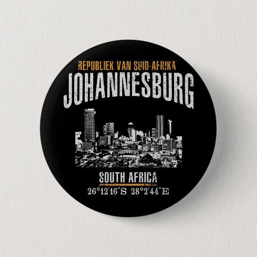 Johannesburg Ronde Button 5,7 Cm (Voorkant)