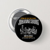 Johannesburg Ronde Button 5,7 Cm (Voorkant /achterkant)