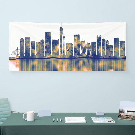 Johannesburg Skyline Spandoek (Beurs)
