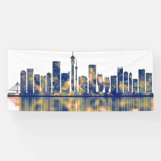 Johannesburg Skyline Spandoek (Horizontaal)