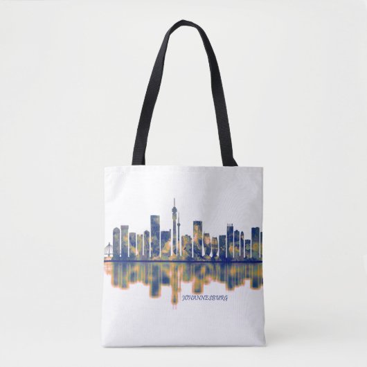 Johannesburg Skyline Tote Bag (Voorkant)