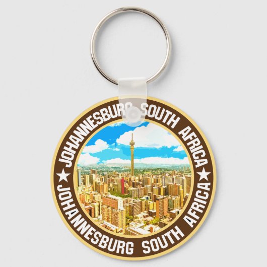 Johannesburg Sleutelhanger (Achterkant)