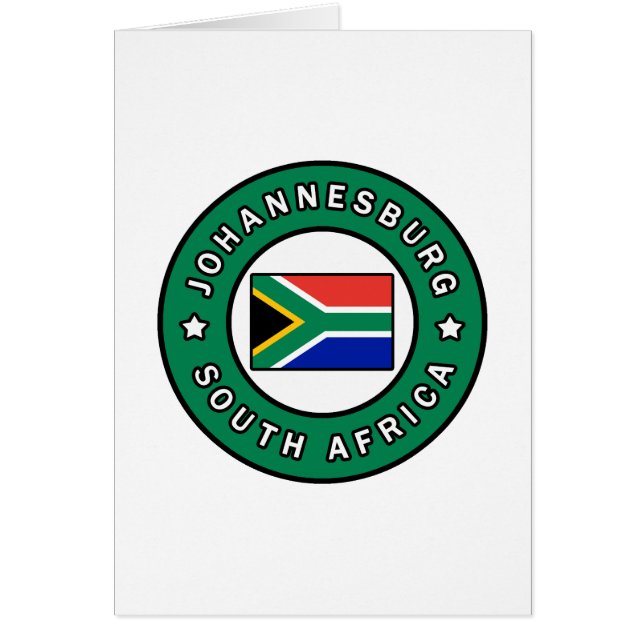 Johannesburg Zuid-Afrika (Voorkant)