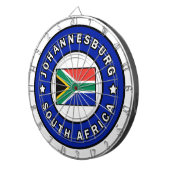 Johannesburg Zuid-Afrika Dartbord (Voorkant Rechts)
