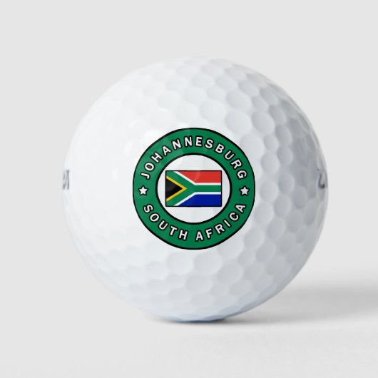 Johannesburg Zuid-Afrika Golfballen (Voorkant)