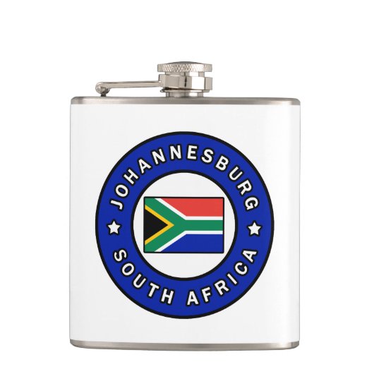Johannesburg Zuid-Afrika Heupfles (Voorkant)