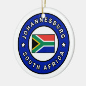 Johannesburg Zuid-Afrika Keramisch Ornament (Links)