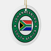 Johannesburg Zuid-Afrika Keramisch Ornament (Rechts)