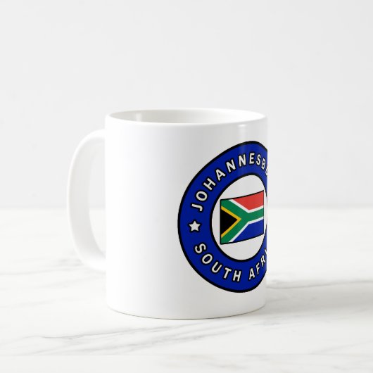 Johannesburg Zuid-Afrika Koffiemok (Voorkant links)