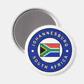 Johannesburg Zuid-Afrika Magneet (Voorkant / Achterkant)