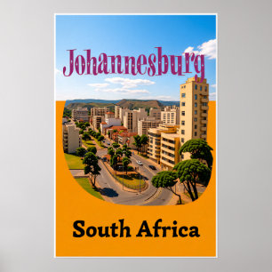 Johannesburg, Zuid-Afrika Poster