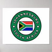 Johannesburg Zuid-Afrika Poster (Voorkant)