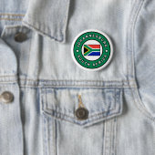 Johannesburg Zuid-Afrika Ronde Button 5,7 Cm (In situ)
