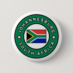 Johannesburg Zuid-Afrika Ronde Button 5,7 Cm