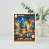 Johannesburg, Zuid-Afrika | schilderij Briefkaart (Staand voorkant)