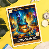 Johannesburg, Zuid-Afrika |  schilderij Briefkaart