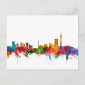 Johannesburg Zuid-Afrika Skyline Briefkaart (Voorkant)