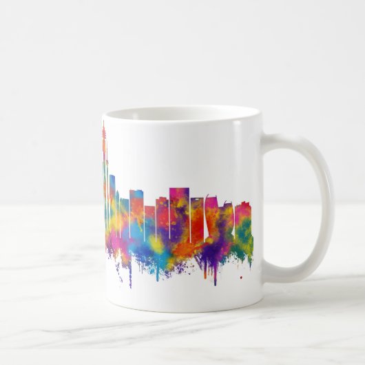 Johannesburg Zuid-Afrika Skyline Koffiemok (Rechts)