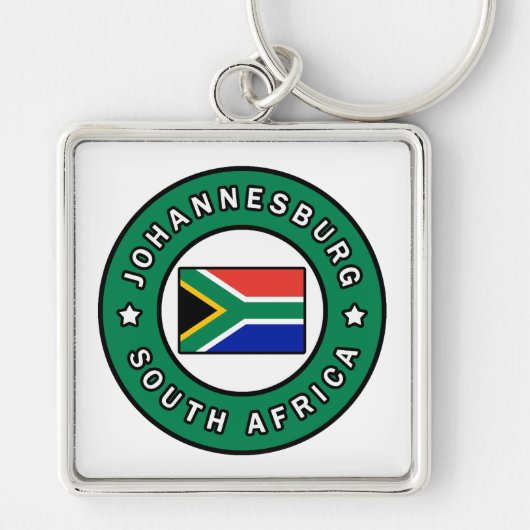 Johannesburg Zuid-Afrika Sleutelhanger (Voorkant)