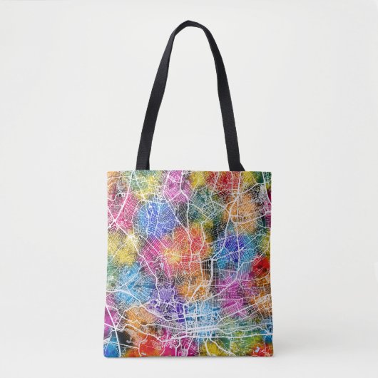 Johannesburg Zuid-Afrika Stadsplattegrond Tote Bag (Voorkant)