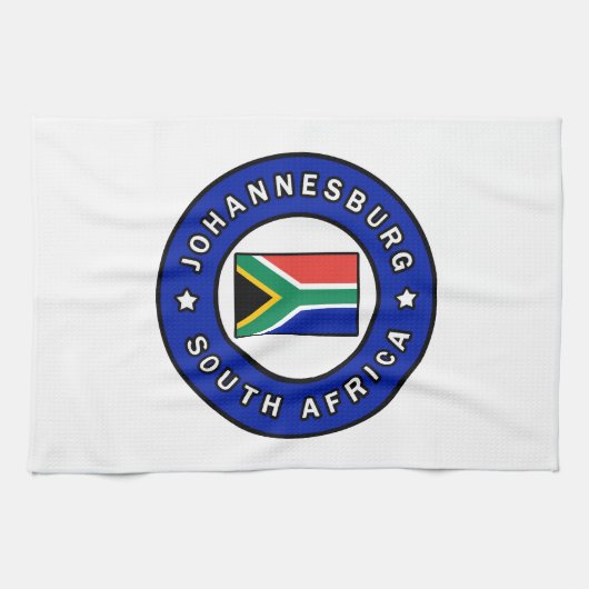 Johannesburg Zuid-Afrika Theedoek (Horizontaal)