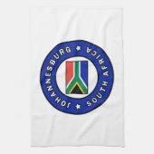 Johannesburg Zuid-Afrika Theedoek (Verticaal)